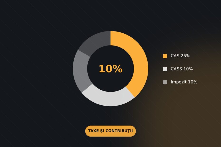 Taxe PFA — structura CAS, CASS și impozit